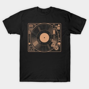 45 Record Adapter (Distressed) T-Shirt